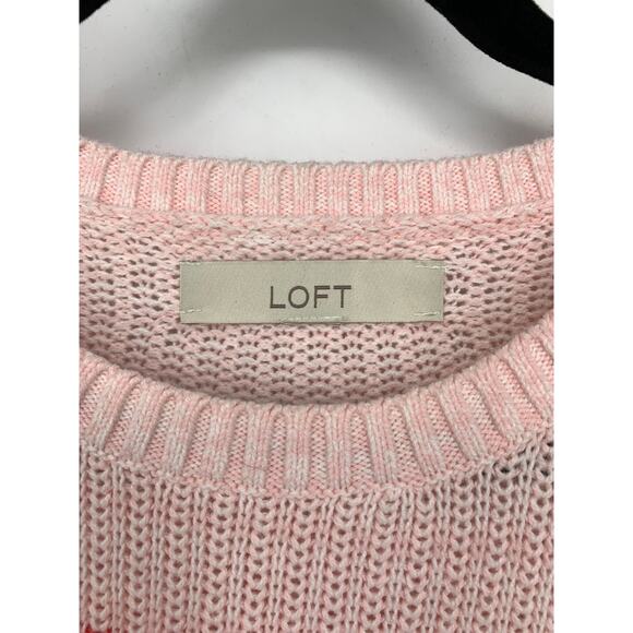 LOFT Women's Apx Size Small Crewneck Striped Multicolor Long Sleeve Sweater - Picture 3 of 4